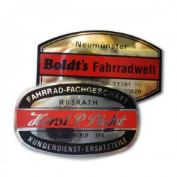 Aufkleber Metallicfolie drucken