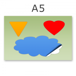 Stickerbogen DIN A5 1-3-teilig