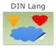 Stickerbogen DIN Lang 1-3-teilig