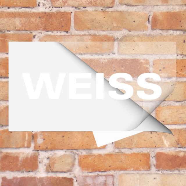 Aufkleber mit weiss auf transparenter Folie drucken