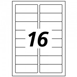 Textilaufkleber 88,9 x 33,8 mm drucken