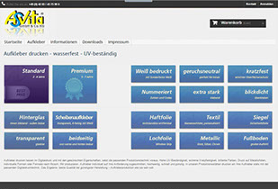 Aufkleberdigital Partnerprogramm Kombinierte Shops