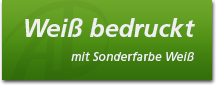 transparente Aufkleber weiß bedruckt